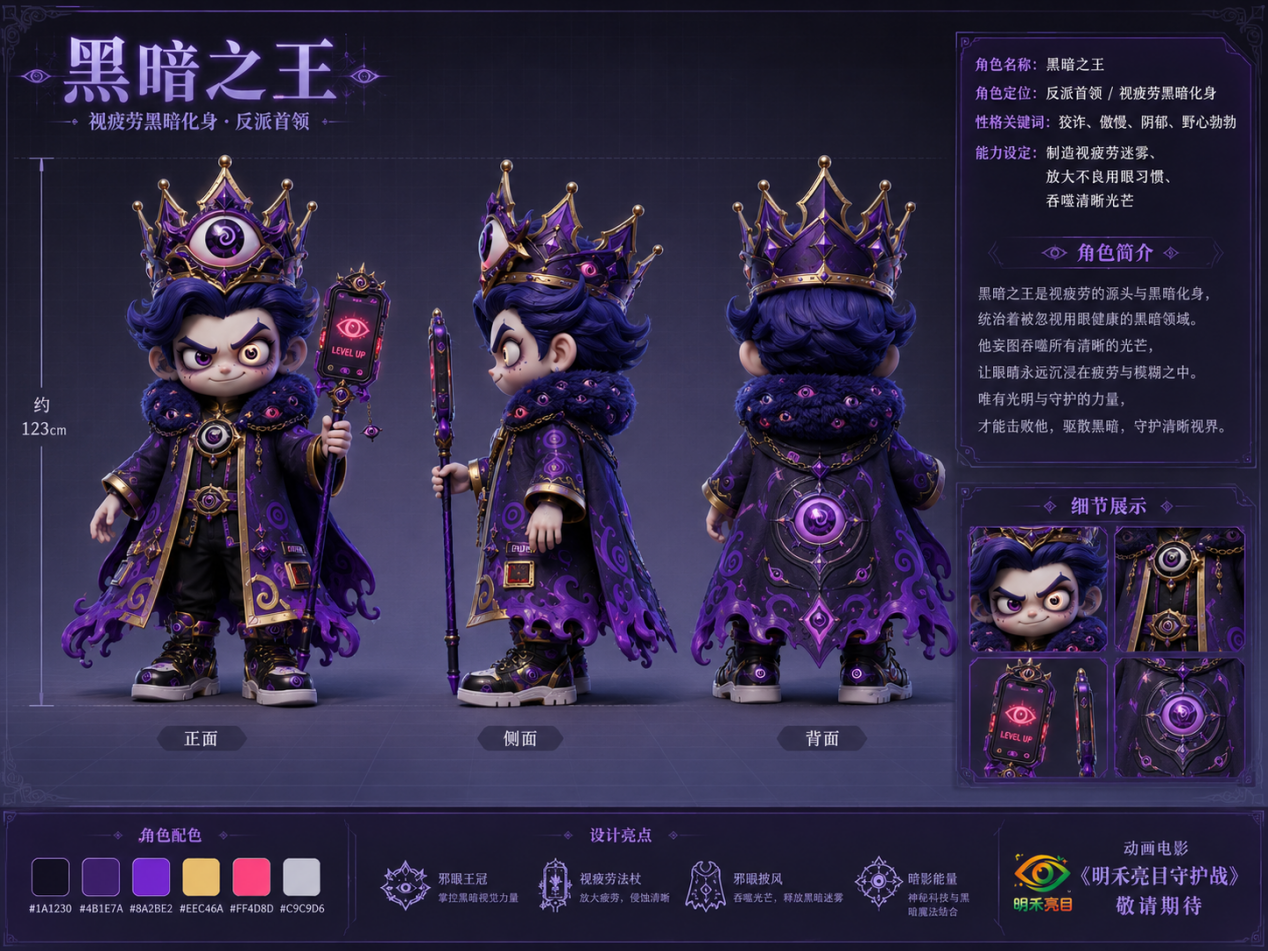 黑暗之王角色设定图