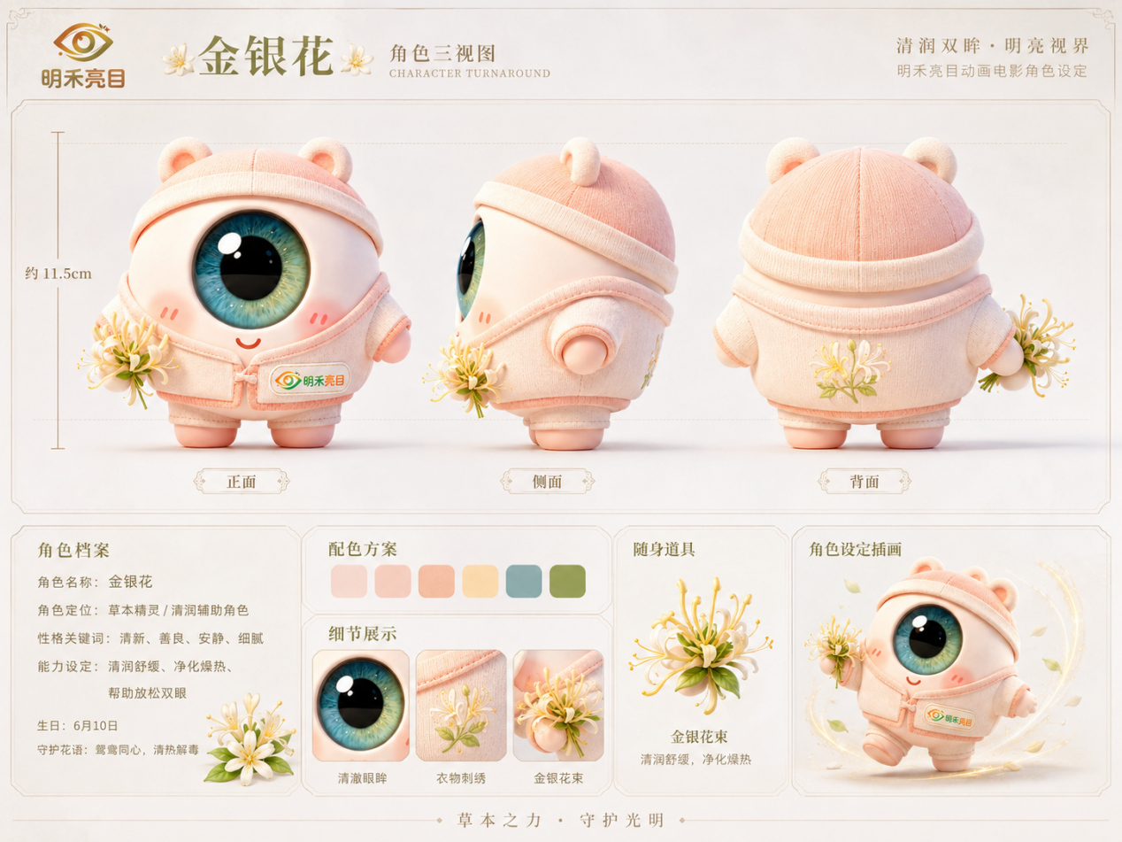 金银花角色设定图