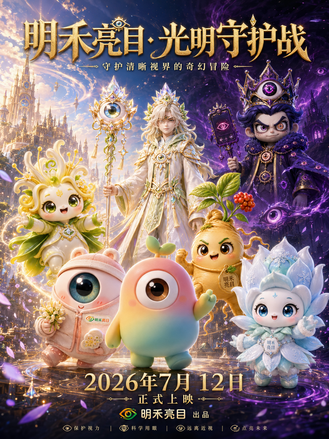 明禾亮目光明守护战海报