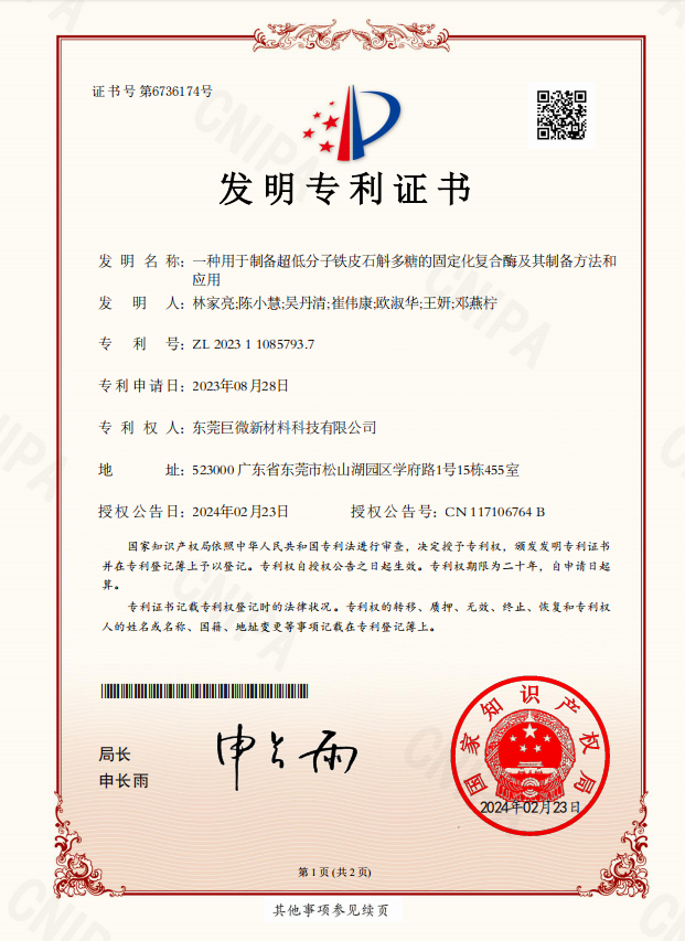 国家发明专利证书 01