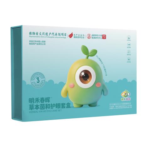 明禾春晖草本茵和护眼套盒正面